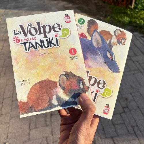 La volpe e il piccolo Tanuki